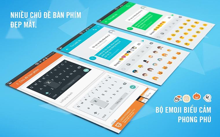 Các ứng dụng được đề xuất cho điện thoại Android là Laban Key
