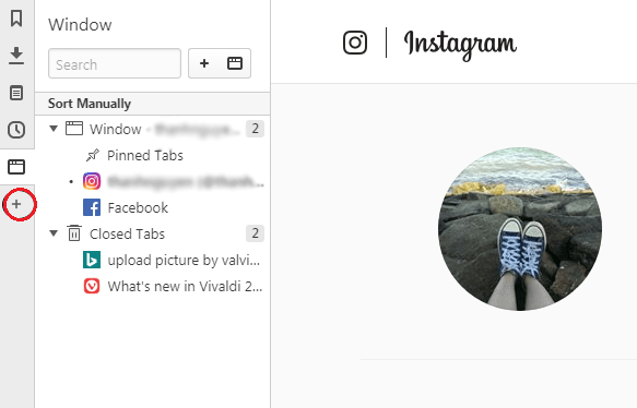 Tạo trang tổng quan Instagram trên web