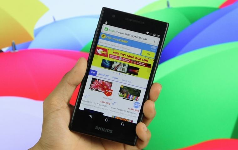 Philips S358 dùng chip lõi tứ và chạy Android 5.1 Lollipop