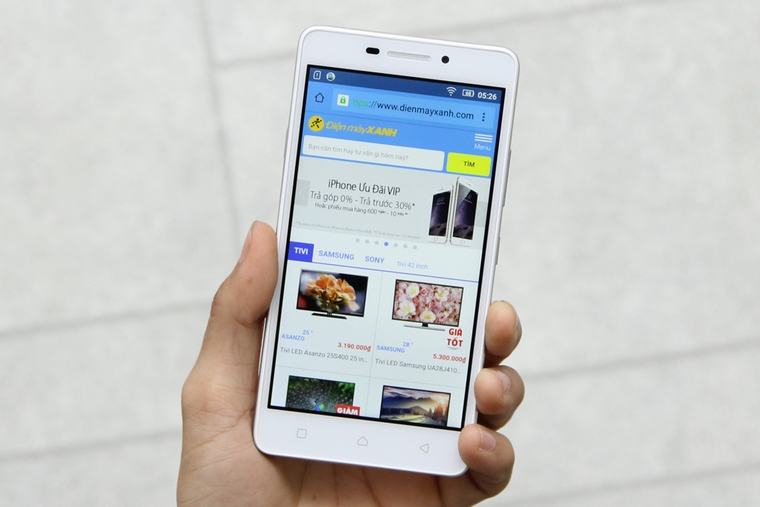 Lenovo VIBE P1m có dung lượng pin rất tốt lên đến 4000 mAh