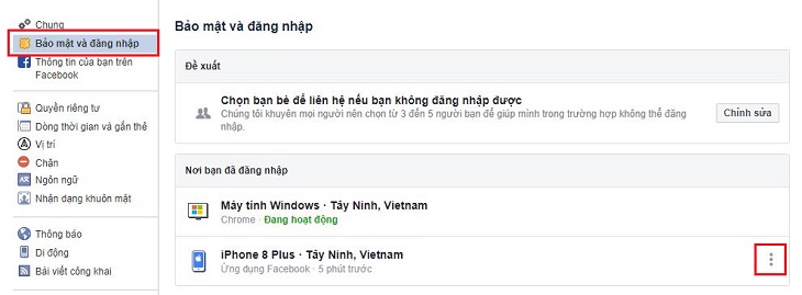 Đăng xuất Facebook hiệu quả trên máy tính bảng, điện thoại và máy tính xách tay từ xa