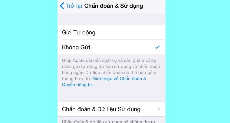Chẩn đoán và sử dụng