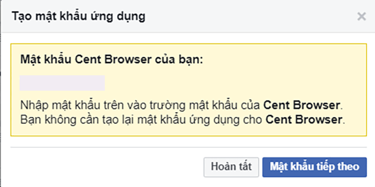 Sao chép mật khẩu
