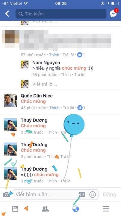 Xin chúc mừng Facebook