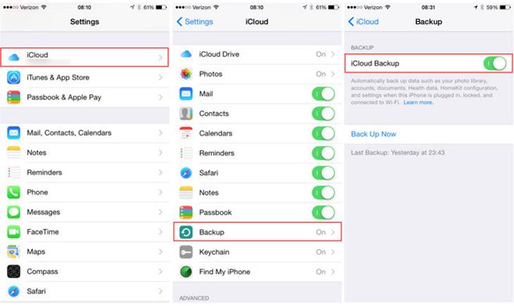 Sao lưu dữ liệu trên iOS