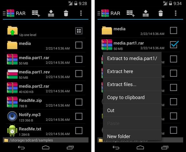 5 ứng dụng giải nén tốt cho thiết bị Android