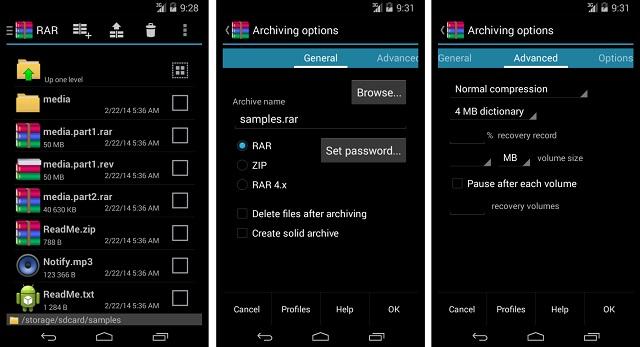 5 ứng dụng giải nén tốt cho thiết bị Android