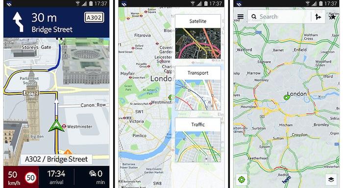 Thẻ Nokia HERE có sẵn trực tiếp từ Samsung Galaxy Apps Store