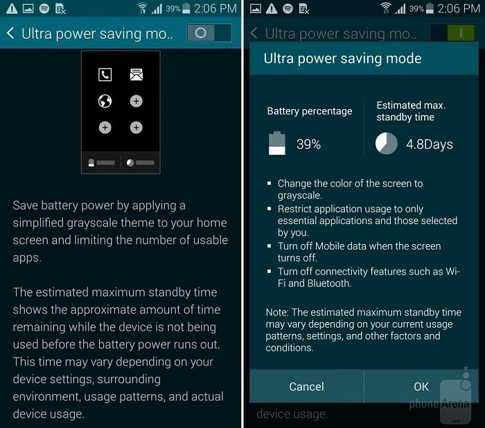 Chế độ siêu tiết kiệm pin trên điện thoại Samsung