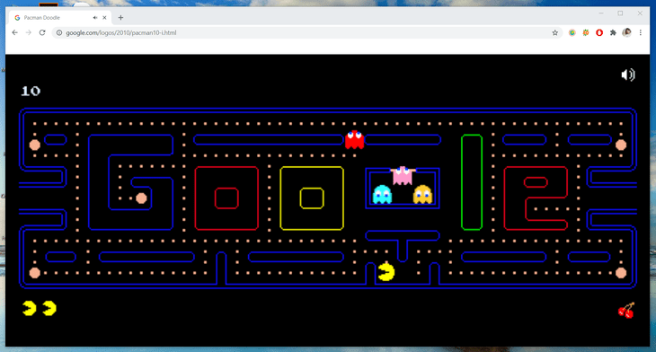 Giao diện trò chơi Pac-Man