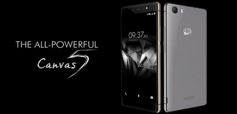Micromax Canvas 5 E48