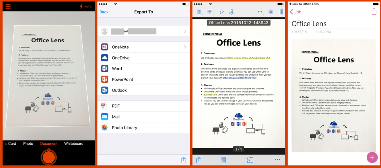 Microsoft Office Lens - Quét tài liệu