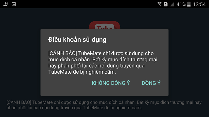 Đồng ý với các điều khoản sử dụng