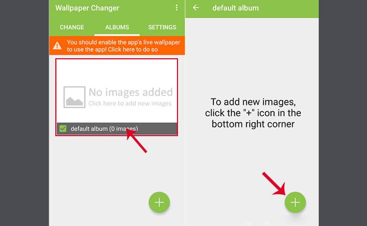     Thay đổi hình nền với Wallpaper Changer