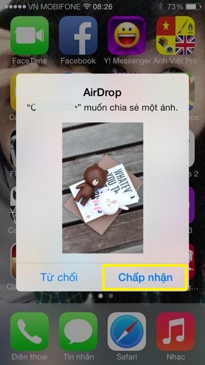 Trao đổi dữ liệu siêu nhanh với AirDrop trên iOS 7