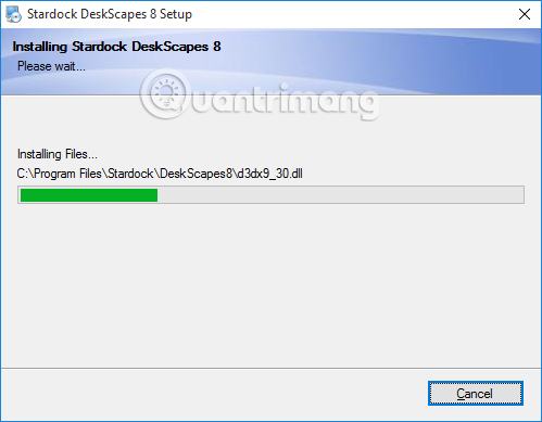 Cài đặt DeskScapes 8 trên Windows 10