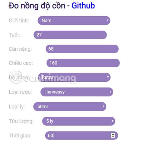 Đo nồng độ cồn trên điện thoại thông minh