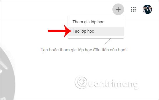 Tạo lớp học 