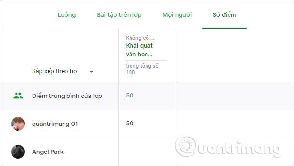 Nhận xét kết quả của học sinh 
