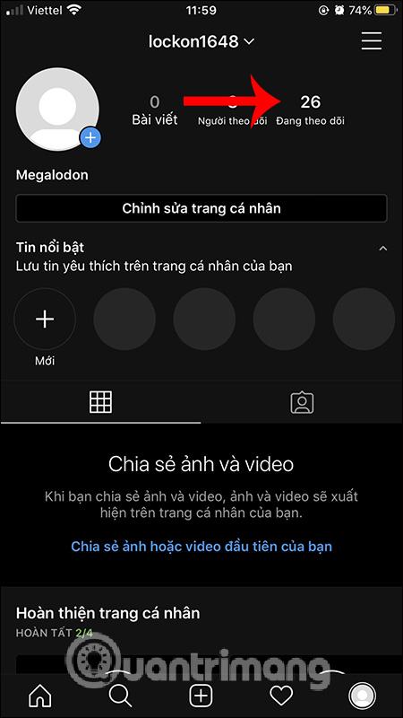 Tài khoản theo dõi