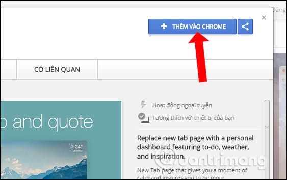 Cài đặt các tiện ích mở rộng của Chrome