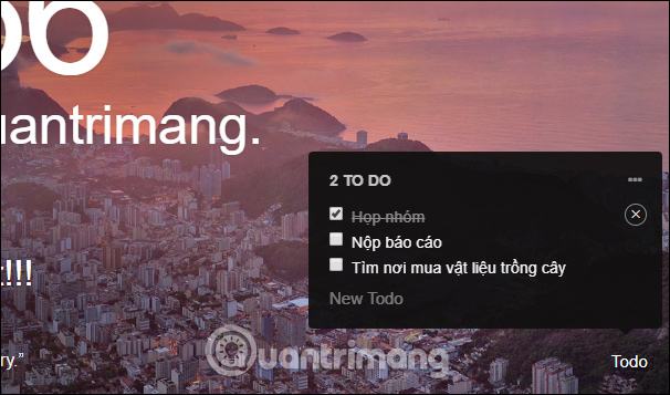 Danh sách công việc