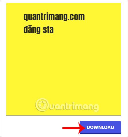 Nhấp vào Tải xuống hoạt ảnh 