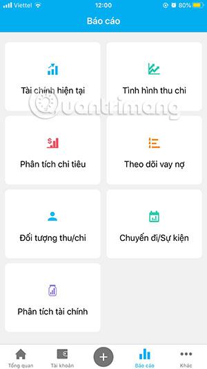 Ứng dụng quản lý tiền