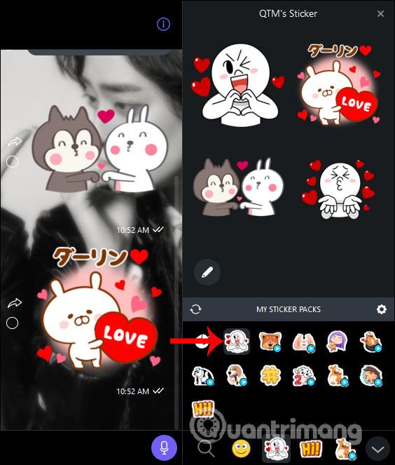 Tạo gói hình dán 