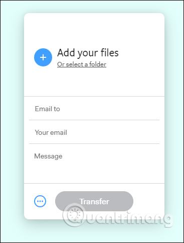 Gửi tệp qua email 