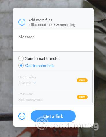Gửi tệp bằng liên kết