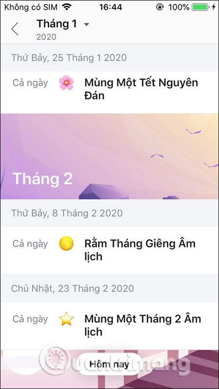 Kỳ nghỉ TẾT 