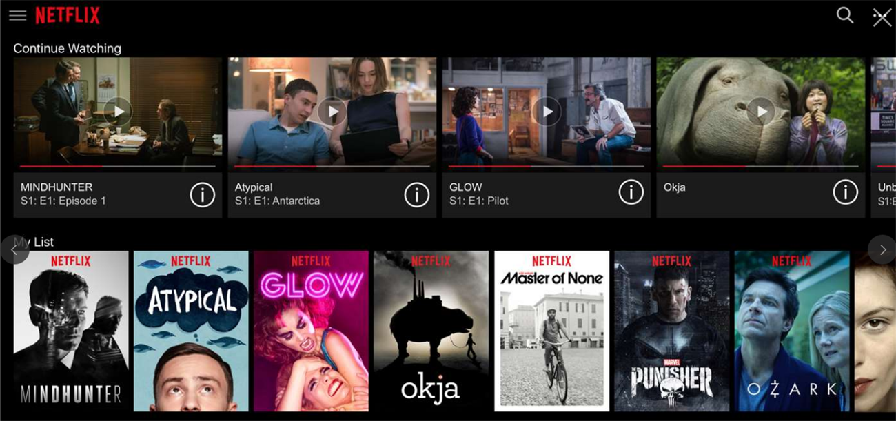 Ứng dụng Netflix