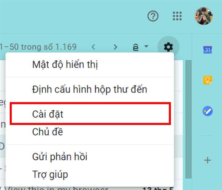 Đăng nhập vào tài khoản Gmail cũ của bạn và mở trang 