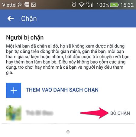 Mở khóa Facebook bằng điện thoại