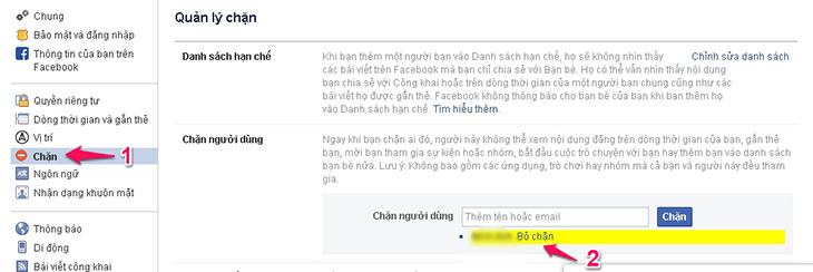 Bỏ chặn Facebook bằng máy tính