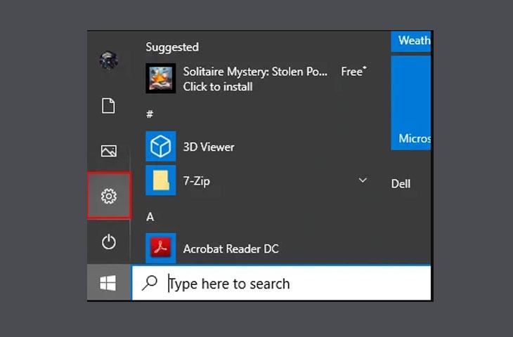 Bật / tắt hiệu ứng trong suốt trong Windows 10 trong cài đặt cá nhân hóa
