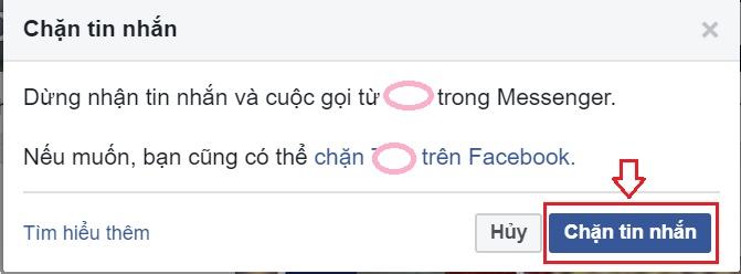Bỏ chặn tin nhắn