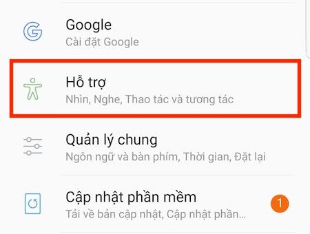 Chọn Hỗ trợ