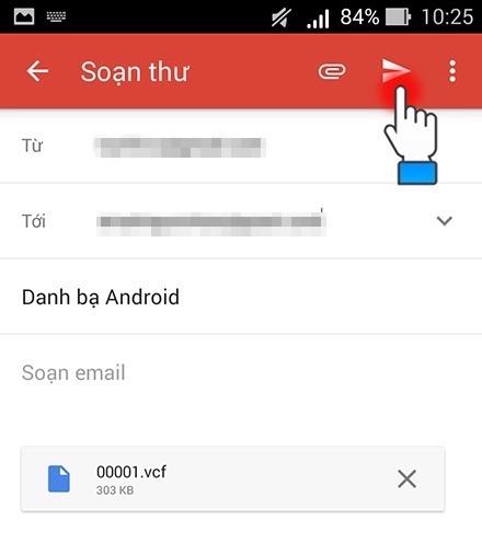 Nhập thông tin email bạn đã đăng nhập trên iPhone, sau đó bấm vào biểu tượng tin nhắn như hình.