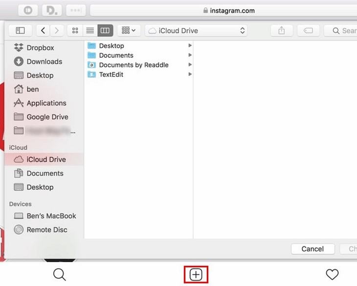 Cách đăng ảnh trên Instagram bằng máy tính