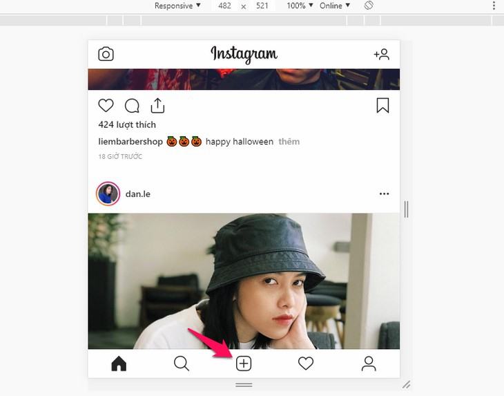 Cách đăng ảnh trên Instagram bằng máy tính