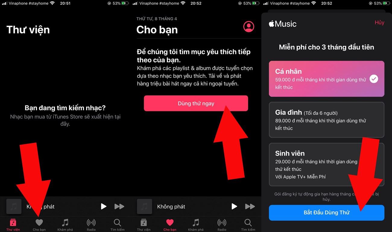 Đăng ký Apple Music