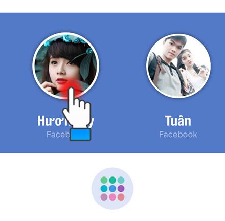 Chọn tài khoản bạn muốn sử dụng