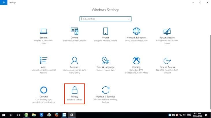 Cách tìm máy tính xách tay trên Windows 10