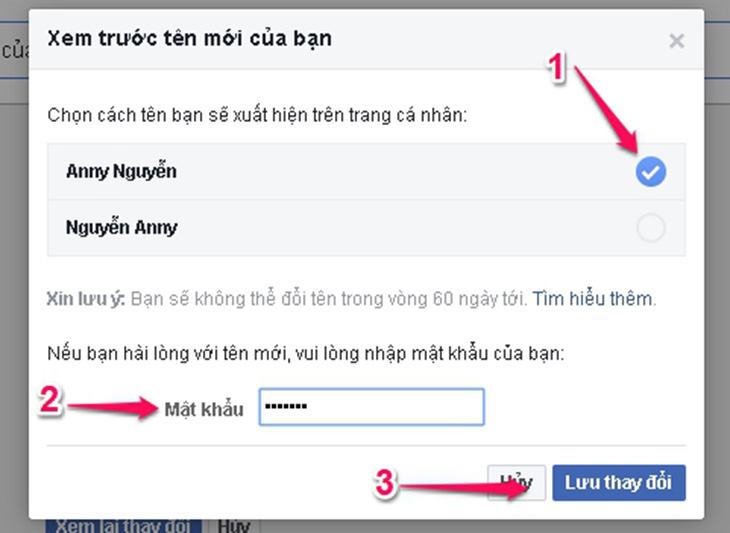 lưu thay đổi