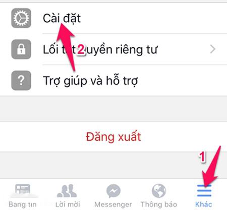 Chọn nút có 3 sọc ngang ở góc dưới bên phải