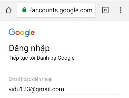 Cách đồng bộ danh bạ với Google trên Android
