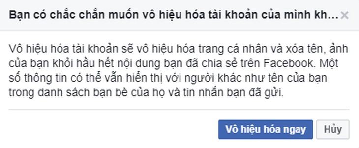 Cách dễ nhất và nhanh nhất để hủy tài khoản Facebook