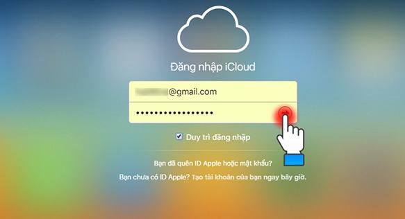 Sau đó đăng nhập bằng ID Apple của bạn